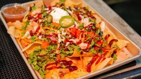 Sheet Pan BBQ Nachos