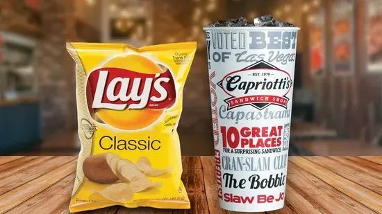 Combo Small Chip & Large Fountain Drink