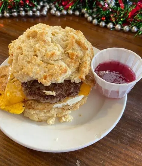 Sausage, Egg, & Cheese Biscuit