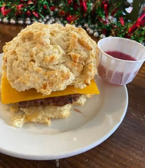 Sausage & Cheese Biscuit