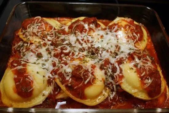 cheese ravioli  w chix parmg