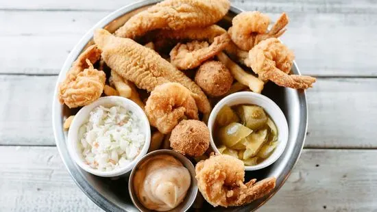 Catfish & Shrimp Dinner