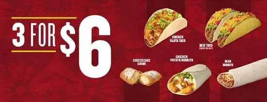 3 for $6 – The Real Bueno Deal