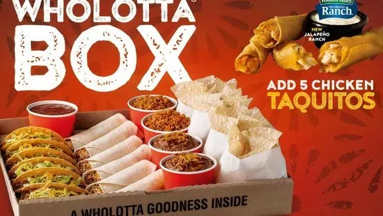 Wholotta Box (6 Party Tacos & 6 Party Burritos)