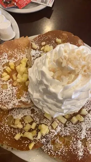 Whipped Cream Pancake Sampler