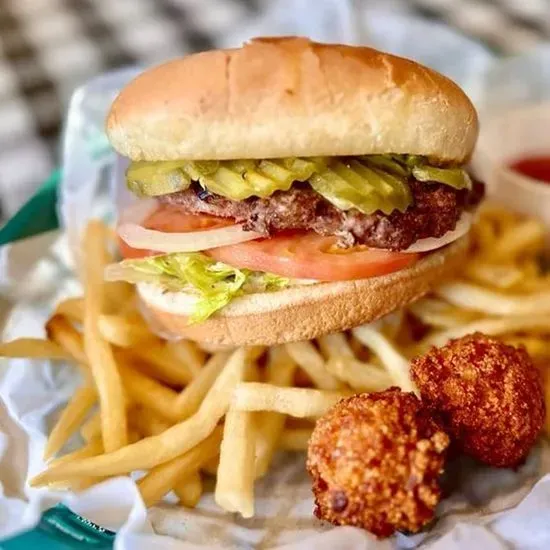 Hamburger and Fries