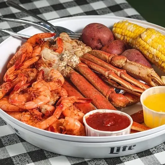 Snow Crab Legs & Hot Boiled Shrimp (1/2 lb. each)