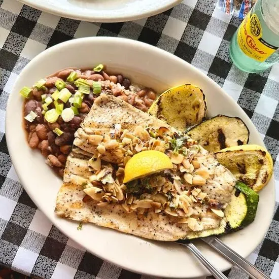 Grilled Trout Almondine