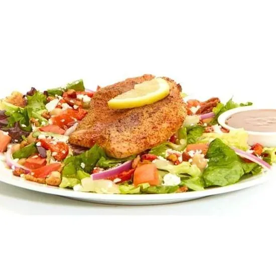 Mediterranean Salad with Tilapia