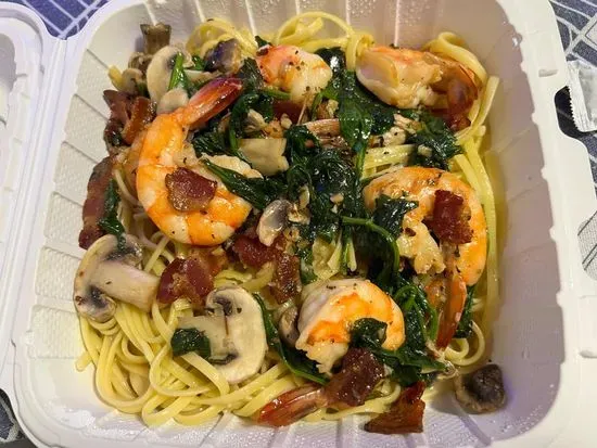 Shrimp Alla Spinach