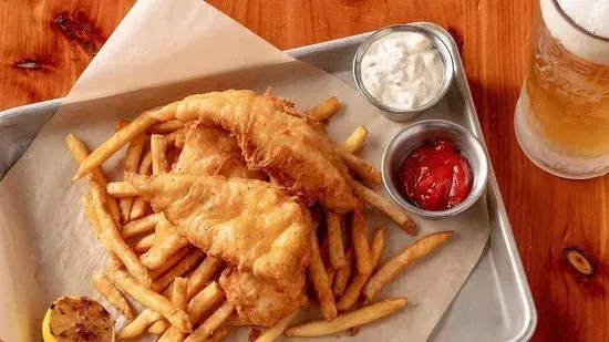 Beer Battered Fish & Chips