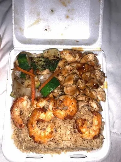 Hibachi Chicken & Shrimp