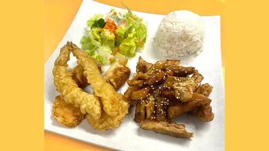 D. Beef Teriyaki & Tempura