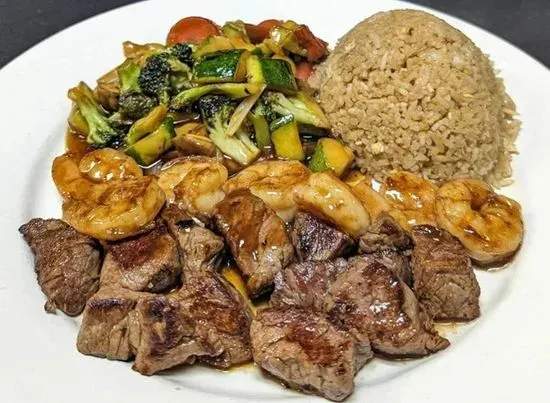 Hibachi Filet Mignon & Shrimp