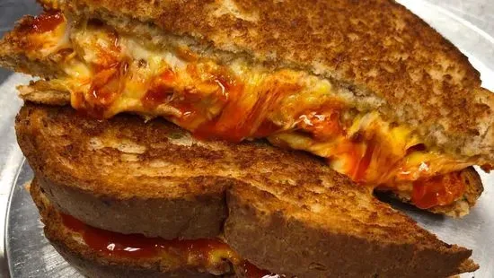 Buffalo Chicken Grilled Cheese