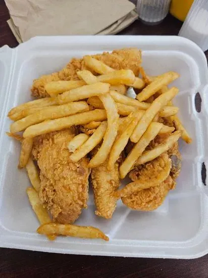 4 pc chicken strip plate