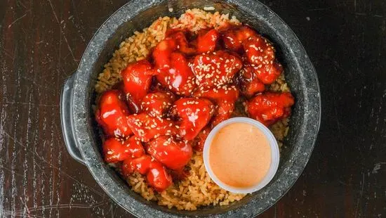 Kids Sesame Chicken with Fried Rice