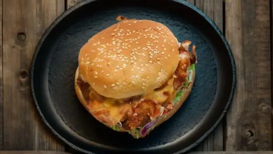 Fried Chicken Breast Burger