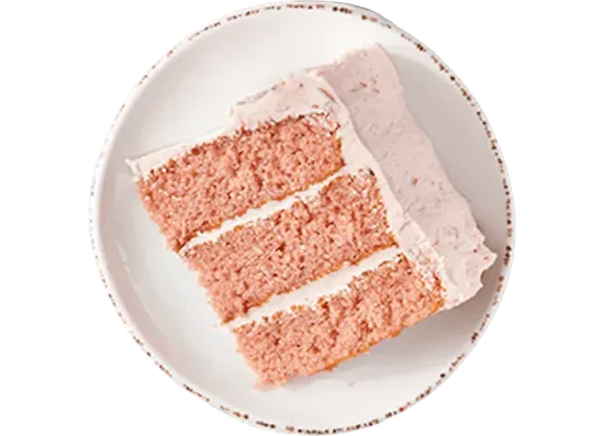 Strawberry Cake Slice