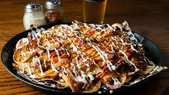 ULTIMATE PORK NACHOS LARGE PORK NACHOS