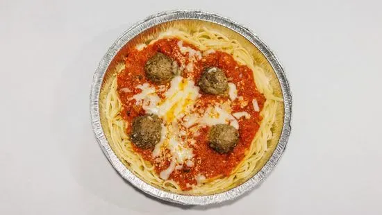 23. Linguine with Meatballs