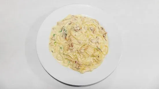 45. Grilled Chicken Carbonara