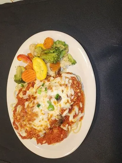 60. Eggplant Parmigiana