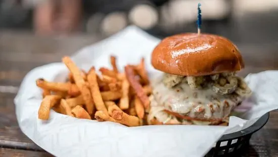 Fried Jalapeno Burger