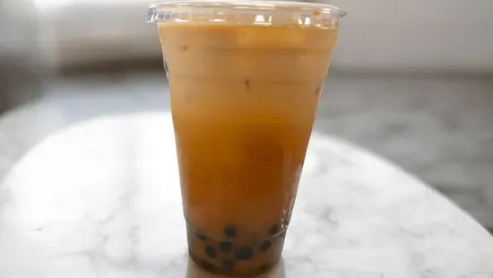 Thai Iced Tea with Boba