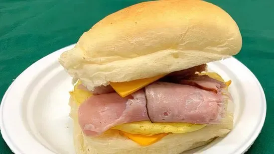 Ham Egg Cheese Sandwich