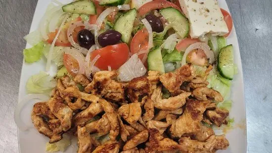 Greek Salad with Chicken