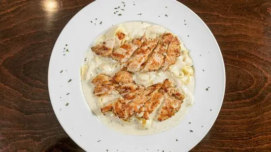 Grilled Chicken Fettuccine Alfredo