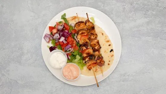 Chicken Kebab Naan Combo