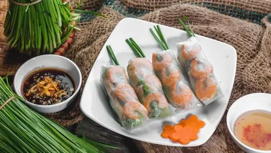 1. Summer Rolls (2) (Gỏi Cuốn) shrimp & pork