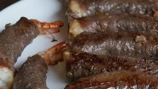 46. Cold Vermicelli with Shrimps in Beef Roll (Bún Bò Cuốn Tôm)