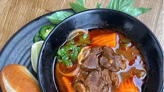 99. Beef Stew with French Bread or Vermicelli (Bò Kho Bánh Mì Hoặc Bún)