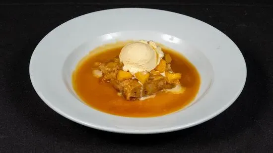 Peach Bread Pudding