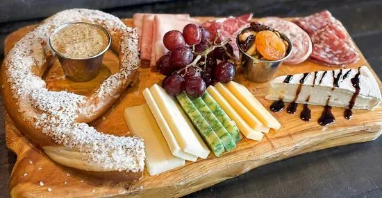 Pretzel, Charcuterie & Cheese