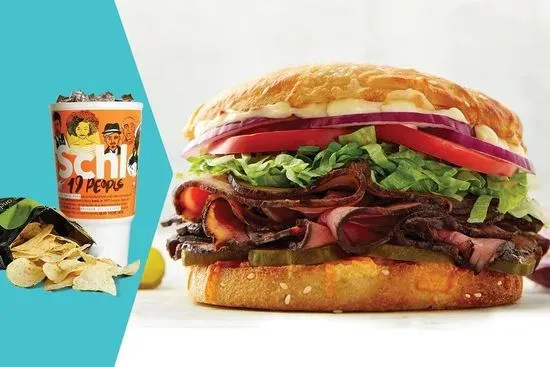 Roast Beef & Cheese Meal Deal