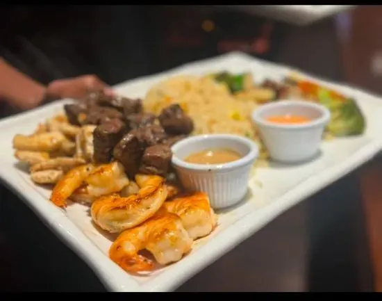 Steak, Chicken & Shrimp