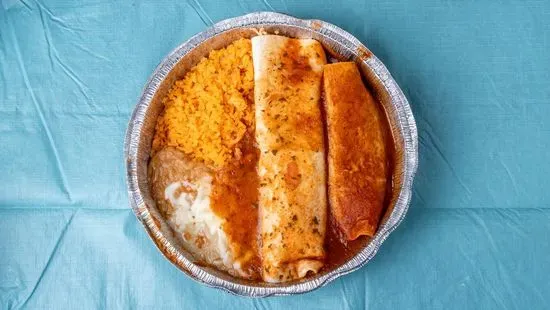 Burrito and Enchilada Combination