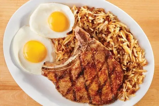 Pork Chop Breakfast