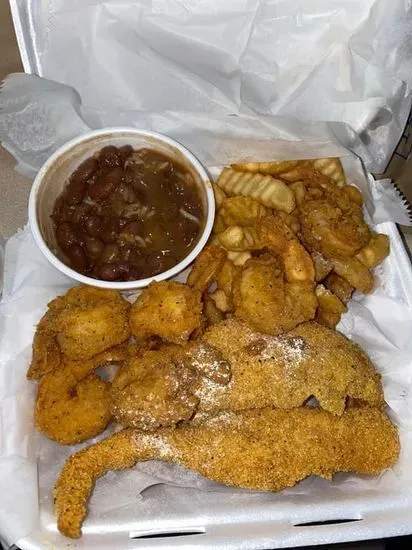 Catfish Tenders & Shrimp