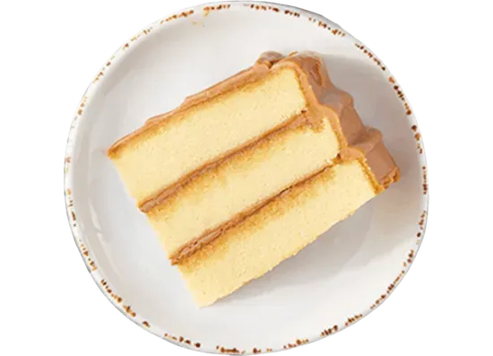 Caramel Cake Slice