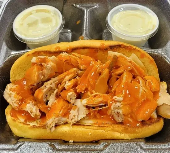 Smoked Buffalo Chicken Sandwich