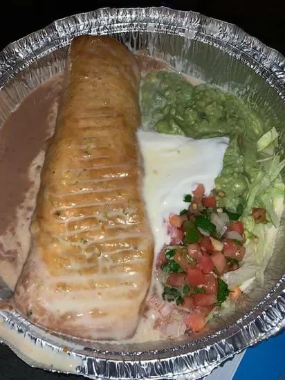 Large Grilled Chicken or Steak Chimichanga