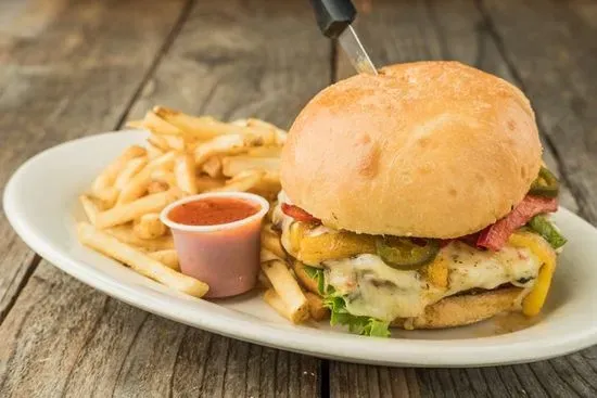 Firehouse Steak Knife Burger