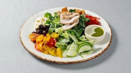 Mediterranean Caesar with Chicken