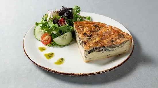 Mushroom & Gruyere Quiche