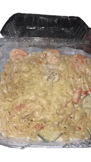 Shrimp Scampi Alfredo